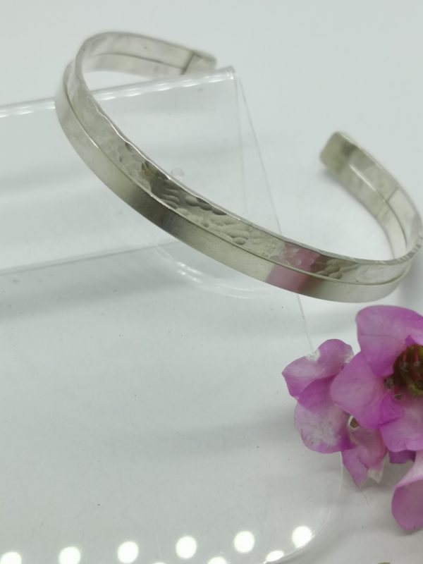 Bracelet argent double mixte
