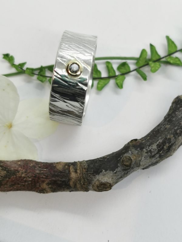Bracelet argent 925 manchette "Rivière" pour homme – Image 3