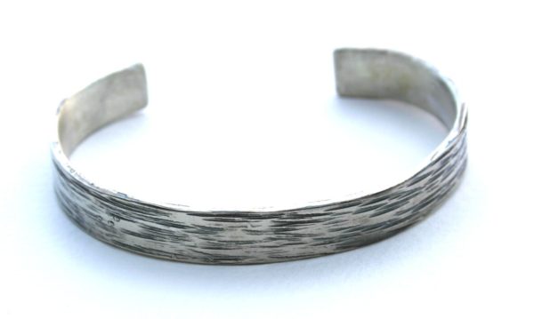 Bracelet argent 925 manchette "Rivière" pour homme – Image 2